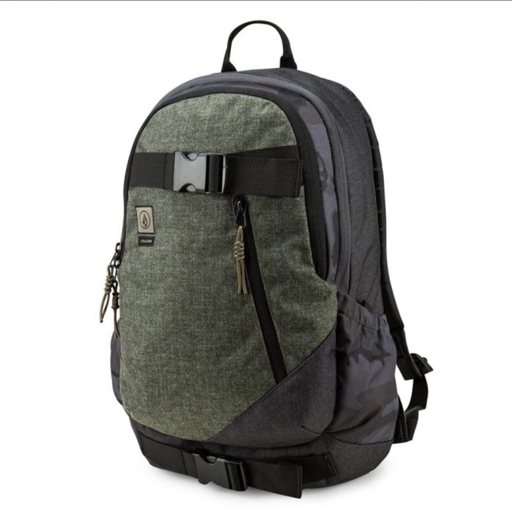 Volcom Substrate Skating Snowboard Military Backp… - image 1